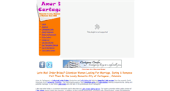 Desktop Screenshot of amordecartagena.com